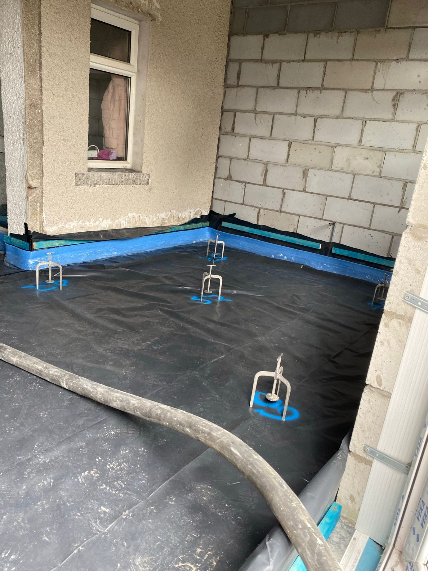 Ready Mix Concrete, South Wales Liquid Screed on-site photo